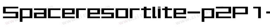 Spaceresortlite-pZP1字体转换