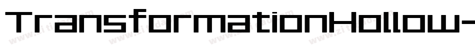 TransformationHollow-nyY1字体转换