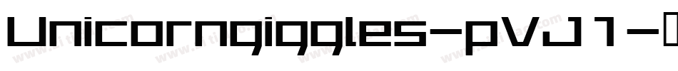 Unicorngiggles-pVJ1字体转换