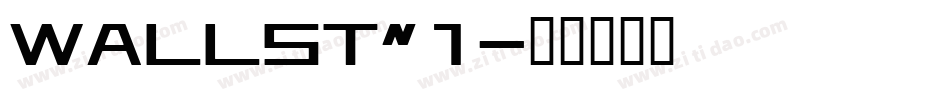 WALLST~1字体转换