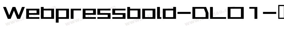 Webpressbold-DLO1字体转换