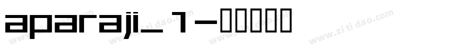 aparaji_1字体转换