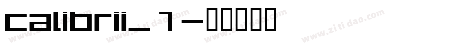 calibrii_1字体转换