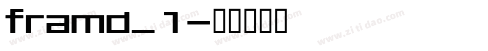 framd_1字体转换
