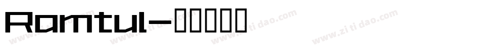 Ramtul字体转换