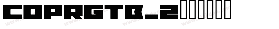 COPRGTB_2字体转换