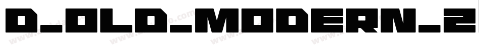 D_OLD_MODERN_2字体转换
