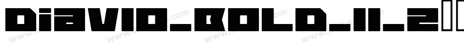 Diavlo_BOLD_II_2字体转换