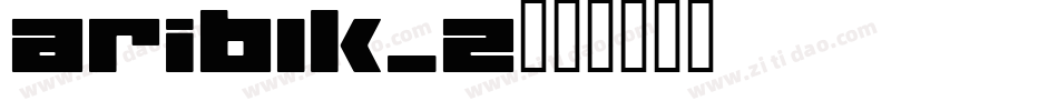 ariblk_2字体转换