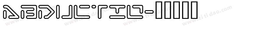 ABDUCTIO字体转换