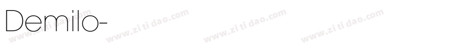 Demilo字体转换