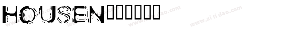HOUSEN字体转换