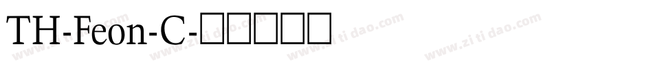 TH-Feon-C字体转换