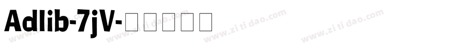 Adlib-7jV字体转换