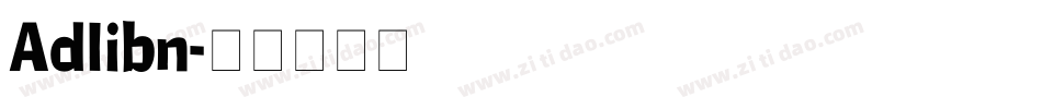 Adlibn字体转换