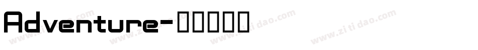 Adventure字体转换