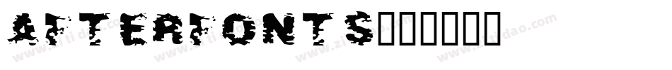 Afterfonts字体转换