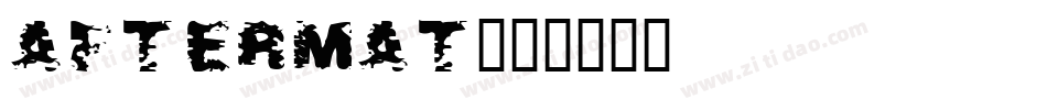 aftermat字体转换