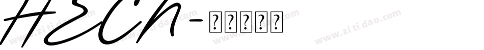 HECN字体转换