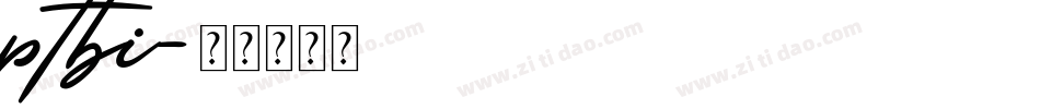 ptbi字体转换