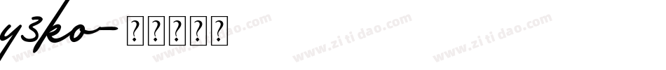 y3ko字体转换