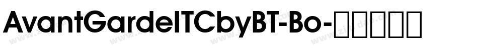 AvantGardeITCbyBT-Bo字体转换