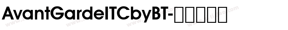 AvantGardeITCbyBT字体转换