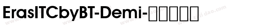 ErasITCbyBT-Demi字体转换