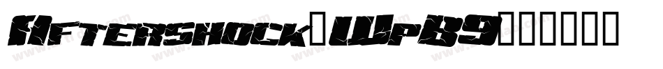 Aftershock-WpB9字体转换