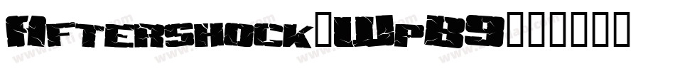 Aftershock-WpB9字体转换