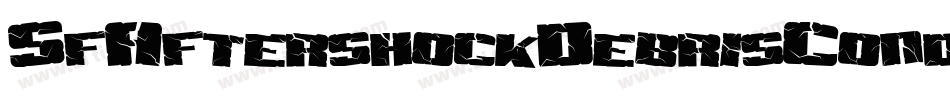 SfAftershockDebrisCondensed-r3XO字体转换 SfAftershockDebrisCondensed-r3XO字体转换