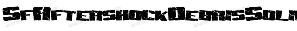 SfAftershockDebrisSolid-K0qo字体转换