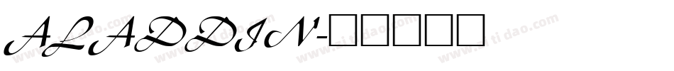 ALADDIN字体转换