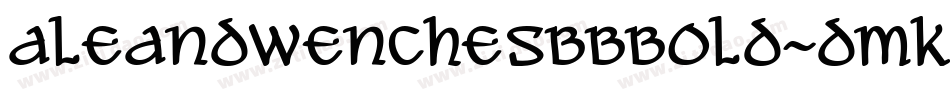 AleAndWenchesBbBold-dmK字体转换