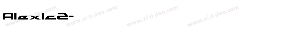 Alexlc2字体转换