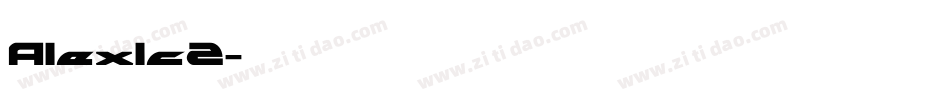 Alexlc2字体转换