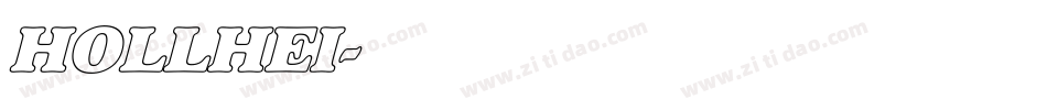 HOLLHEI字体转换
