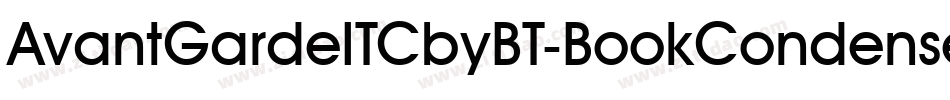 AvantGardeITCbyBT-BookCondensed字体转换
