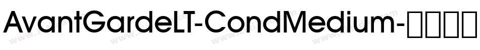 AvantGardeLT-CondMedium字体转换