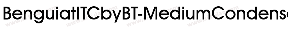 BenguiatITCbyBT-MediumCondensed字体转换