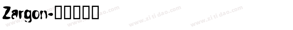 Zargon字体转换