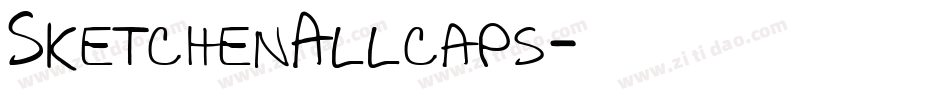 SketchenAllcaps字体转换