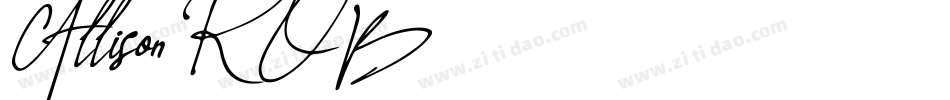 AllisonROB字体转换