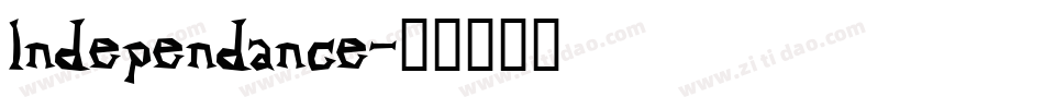 Independance字体转换