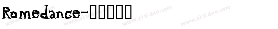 Romedance字体转换