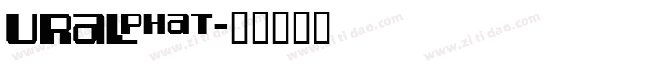 URALphat字体转换