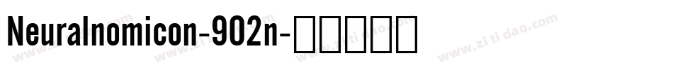 Neuralnomicon-9O2n字体转换