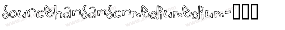 sourcehansanscnmediumedium字体转换