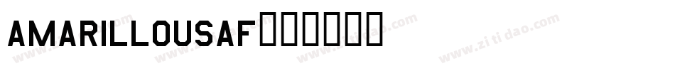 AmarilloUSAF字体转换