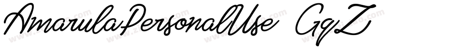 AmarulaPersonalUse-3GqZ字体转换